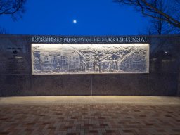 Hopkins County Veterans Memorial Carving